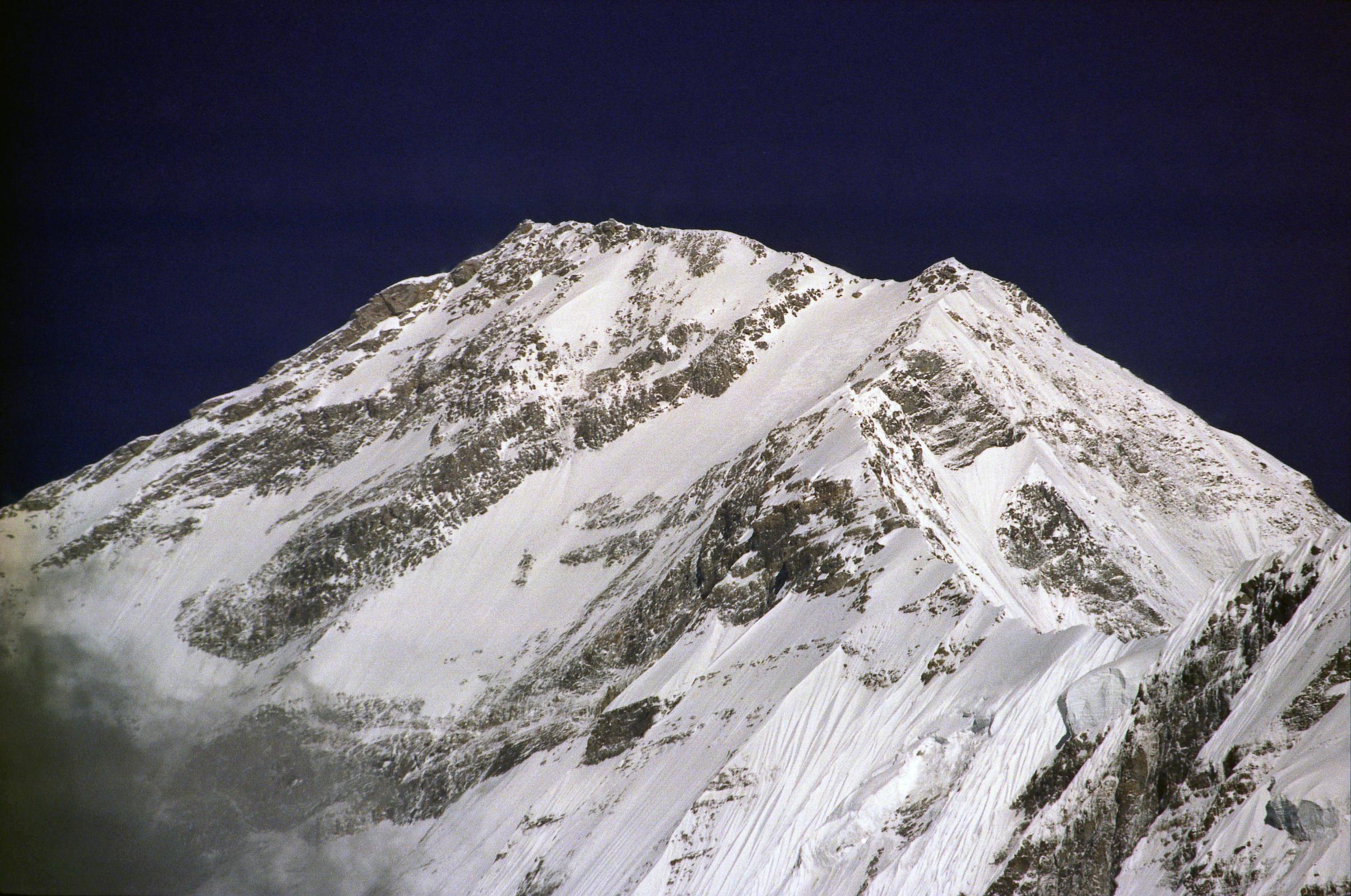 408 Dhaulagiri South Face Close Up Early Morning From Lete �Next morning Noyelle woke us early: 